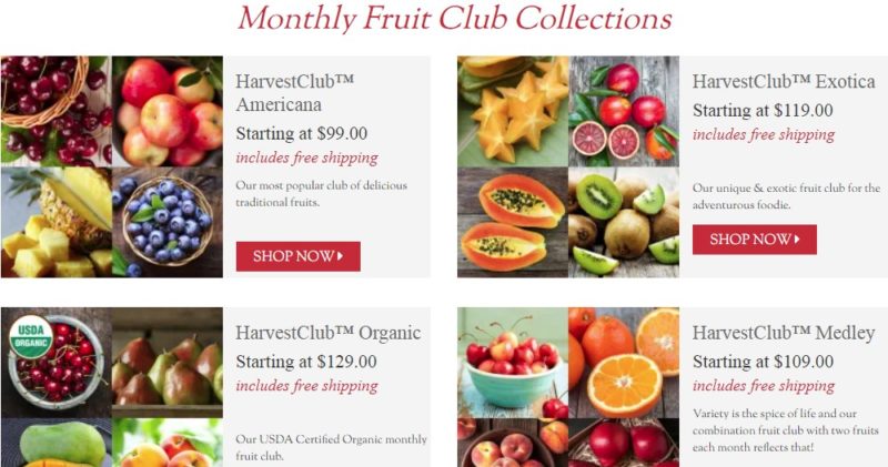 the fruit company home page