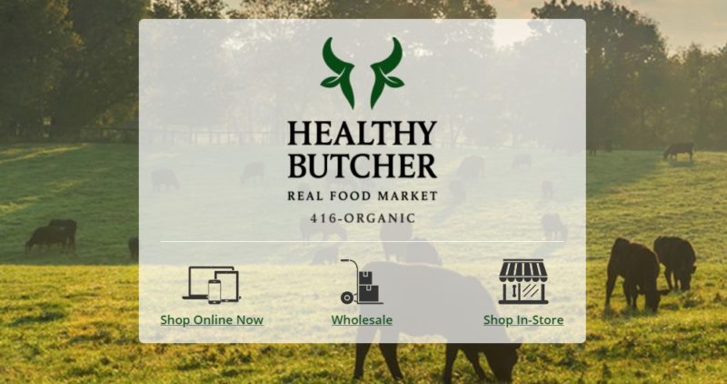 the healthy butcher home page