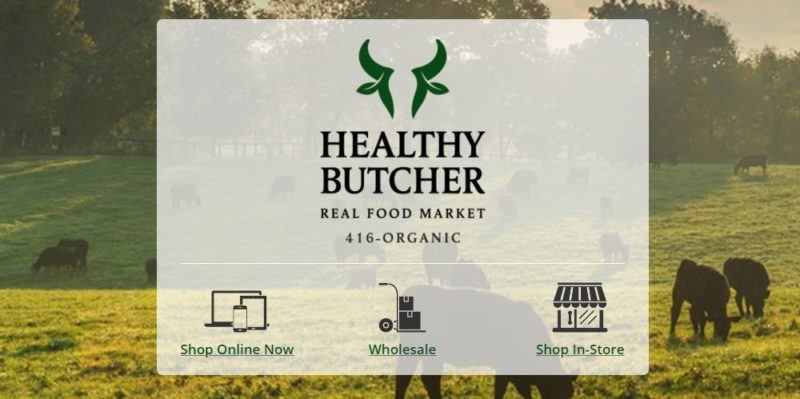 the healthy butcher home page