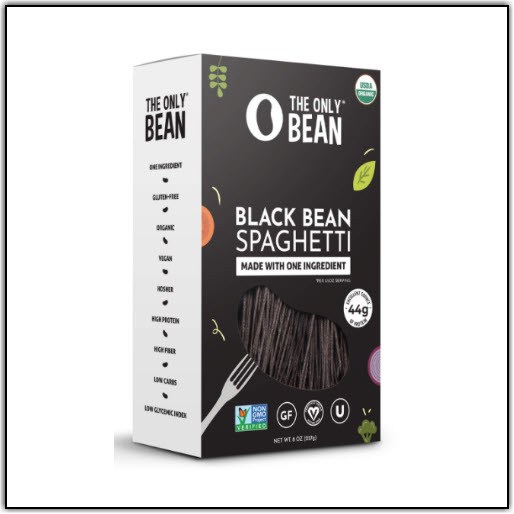 the only bean black bean spaghetti