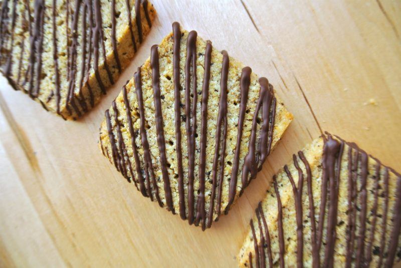 Mocha Shortbread Cookies