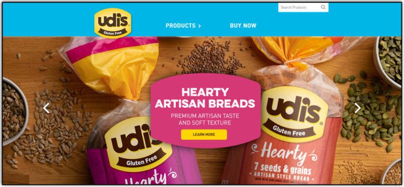 udi's home page screenshot