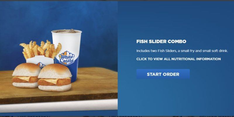 white castle fish sliders